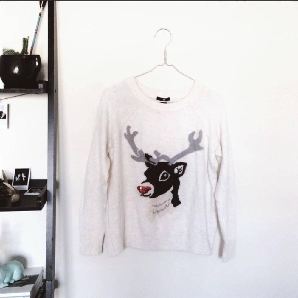 H&M Reindeer Sweater